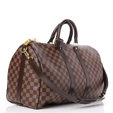 lv keepall 45 damier ebene|Keepall Bandoulière 45 Other Damier Canvas .